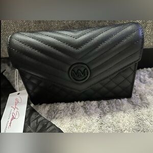 Quilted Clutch Purse Black Marilyn Monroe Brand 
New With Tags